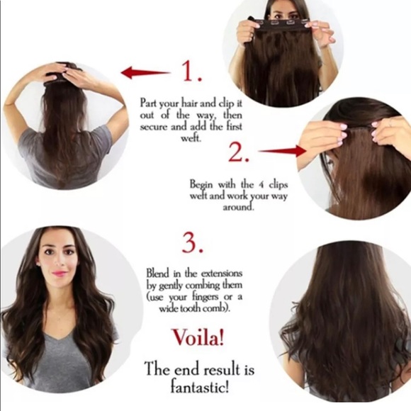 NEW - Best selling clip in hair extensions - Picture 2 of 3